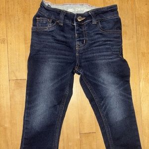 Cat & and Jack 2T Dark Denim Skinny Jeans Adjustable Waist